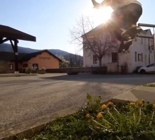 Back nose slide@St Laurent