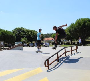 Ollie over the rail@Mimizan