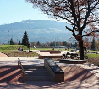 Sallanches, street, mini rampe et pump track
