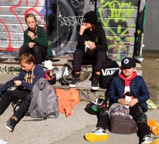 Lausanne HS 36, sortie Titch skate school