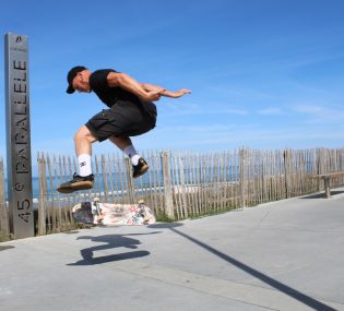 Kick flip@Lacanau Océan